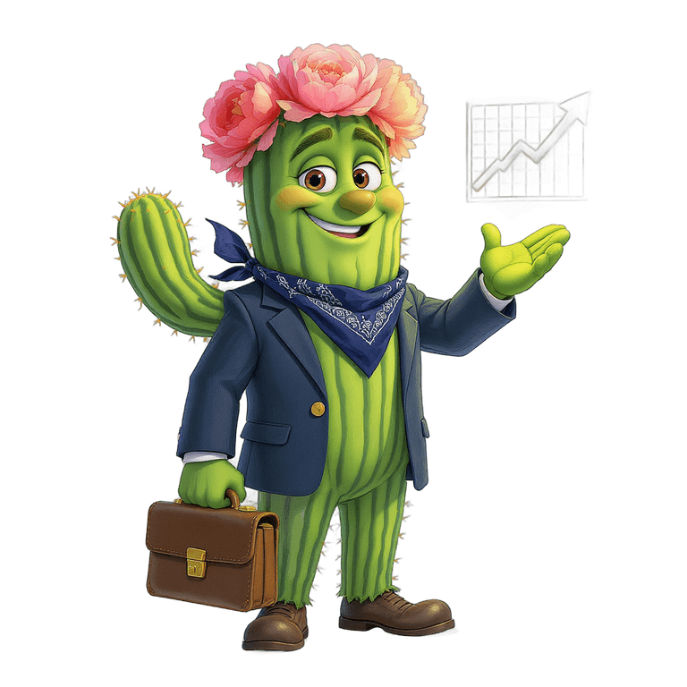 Bloom en businessman trader, courbes ascendantes