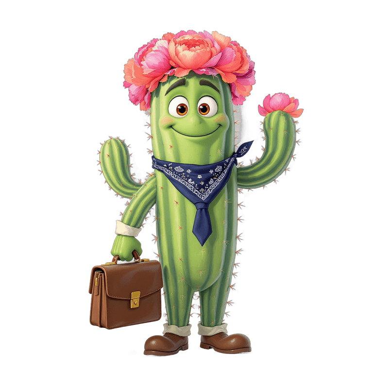 Bloom en costume cravate avec mallette, votre conseil pro
